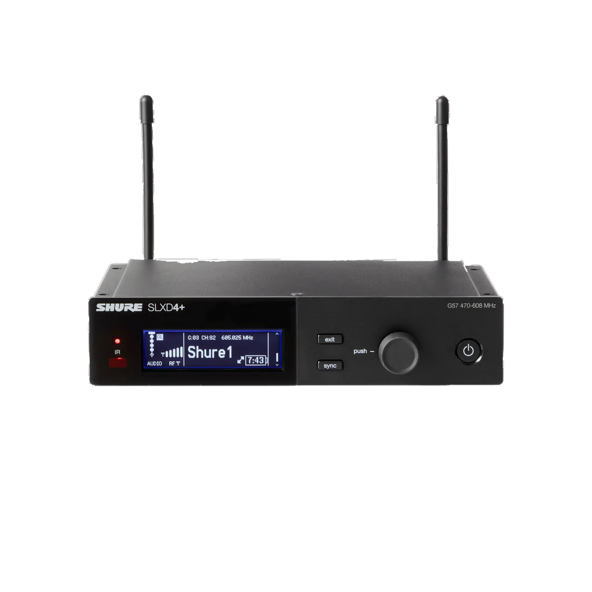 Shure SLXD14+ Digital Wireless Bodypack System - G57 Band - View 2 | MusicMarket