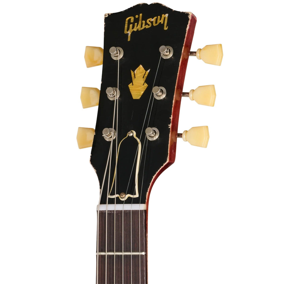 Gibson Custom Shop Murphy Lab 1958 ES-335 Heavy Aged Semi-Hollowbody Electric Guitar - Watermelon - View 5 | MusicMarket