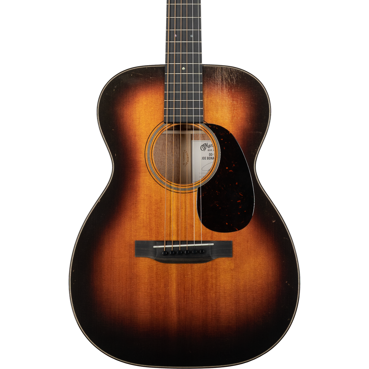 Martin 00-18 Joe Bonamassa Acoustic Guitar - 1937 Joe Bonamassa Sunburst - View 8 | MusicMarket