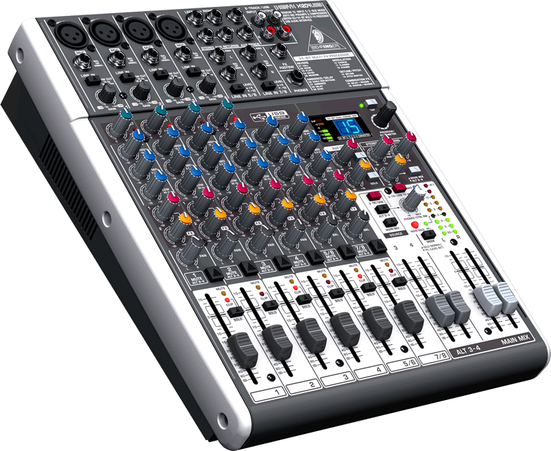 Behringer Xenyx X1204 Usb Mixer With Effects - View 3 | MusicMarket