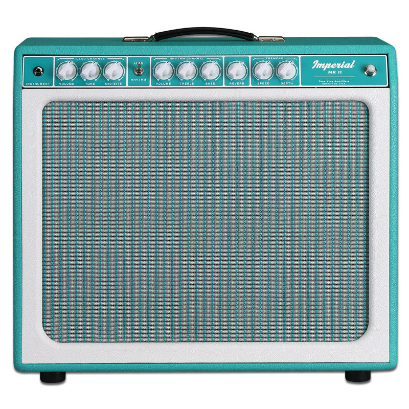 Tone King Imerpial MK II 20-Watt 1x12 Tube Combo Electric Guitar Amplifier - Turquoise - MusicMarket