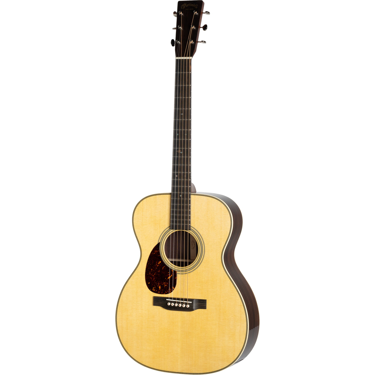 Martin OM-28 Left Handed 6 String Acoustic Guitar - Natural - View 3 | MusicMarket