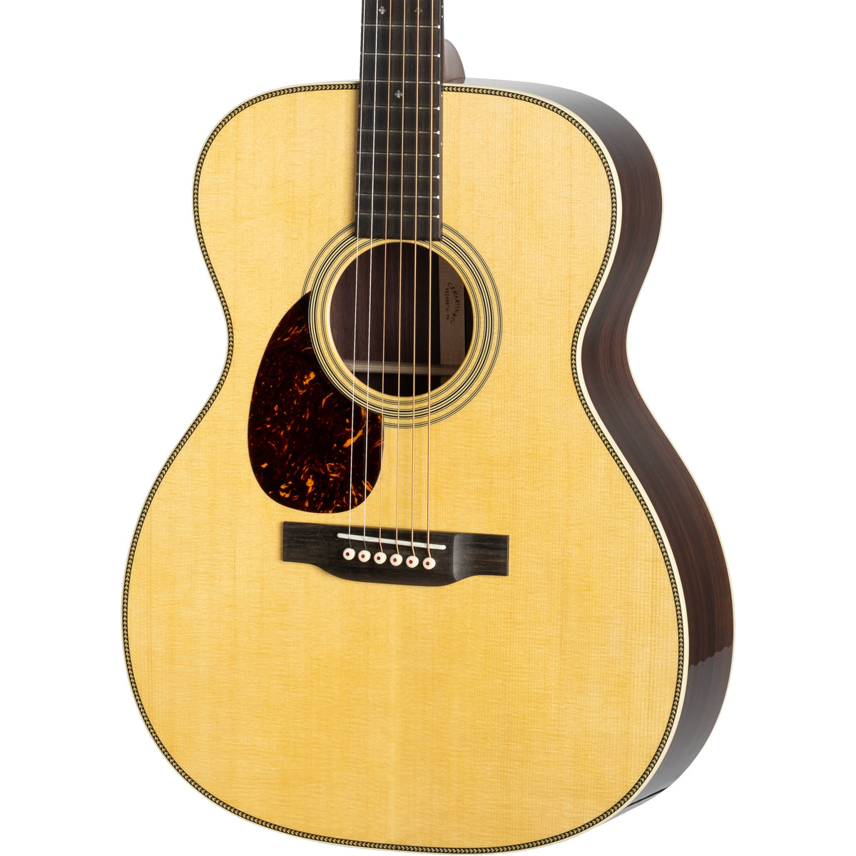 Martin OM-28 Left Handed 6 String Acoustic Guitar - Natural - View 5 | MusicMarket
