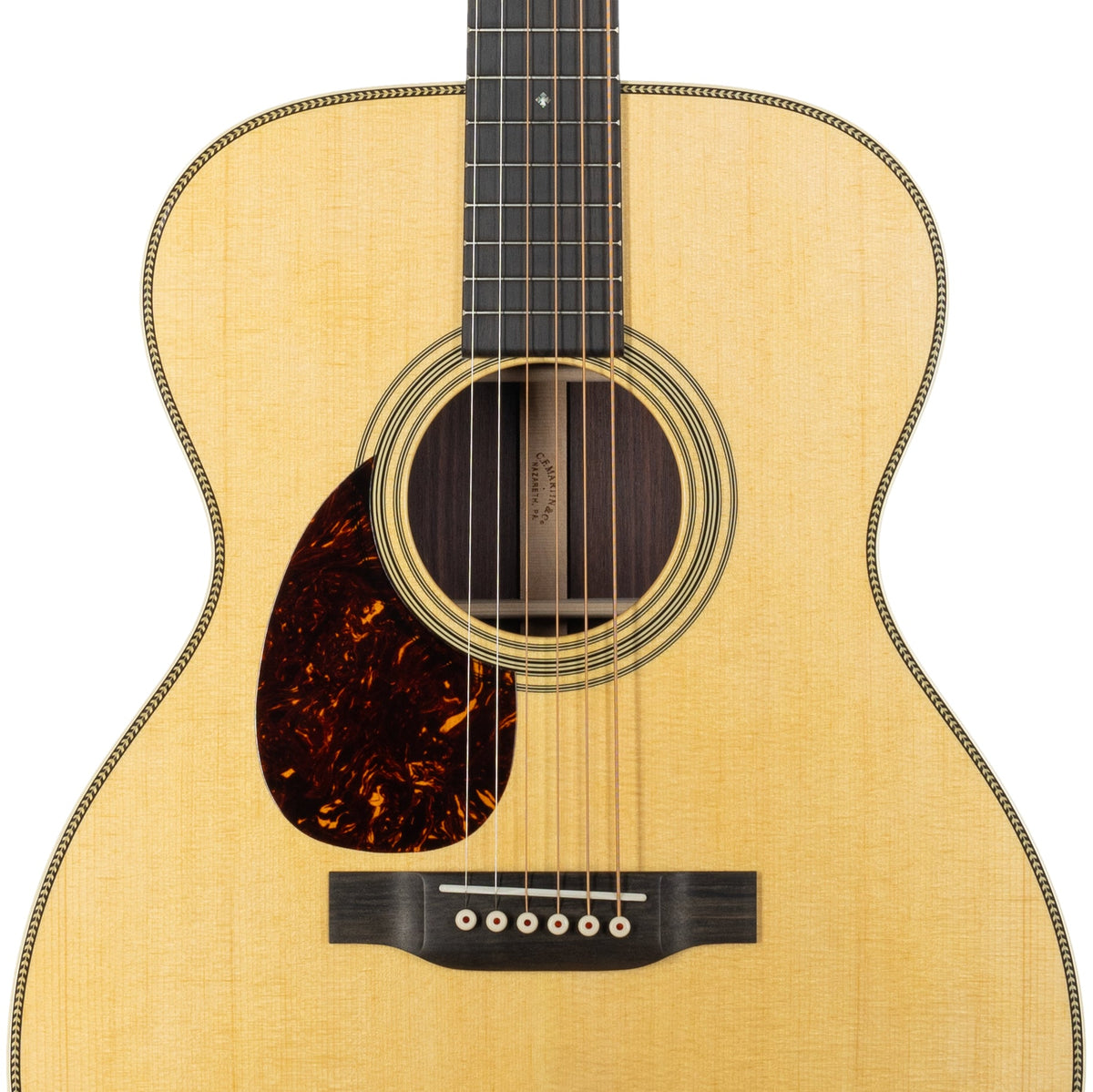 Martin OM-28 Left Handed 6 String Acoustic Guitar - Natural - View 6 | MusicMarket