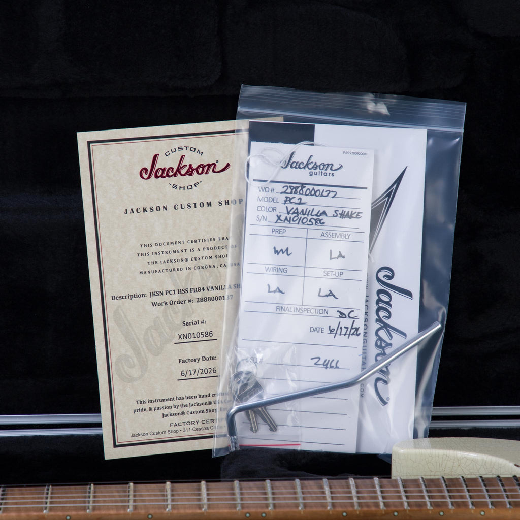 Jackson Custom Shop USA Special Editiohn PC1 Electric Guitar - Vanilla Shake - #XN010586 - View 11 | MusicMarket