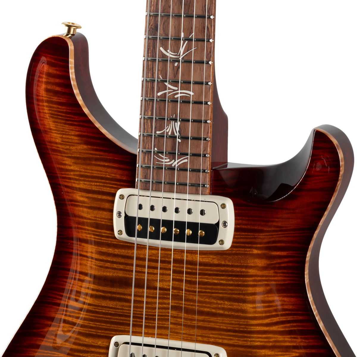 PRS 2024 Paul’s Guitar 10 Top - Dark Cherry Sunburst - View 10 | MusicMarket