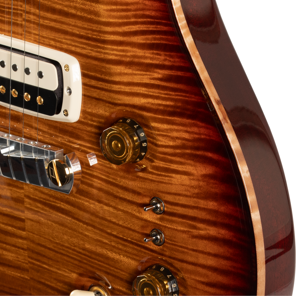 PRS 2024 Paul’s Guitar 10 Top - Dark Cherry Sunburst - View 11 | MusicMarket