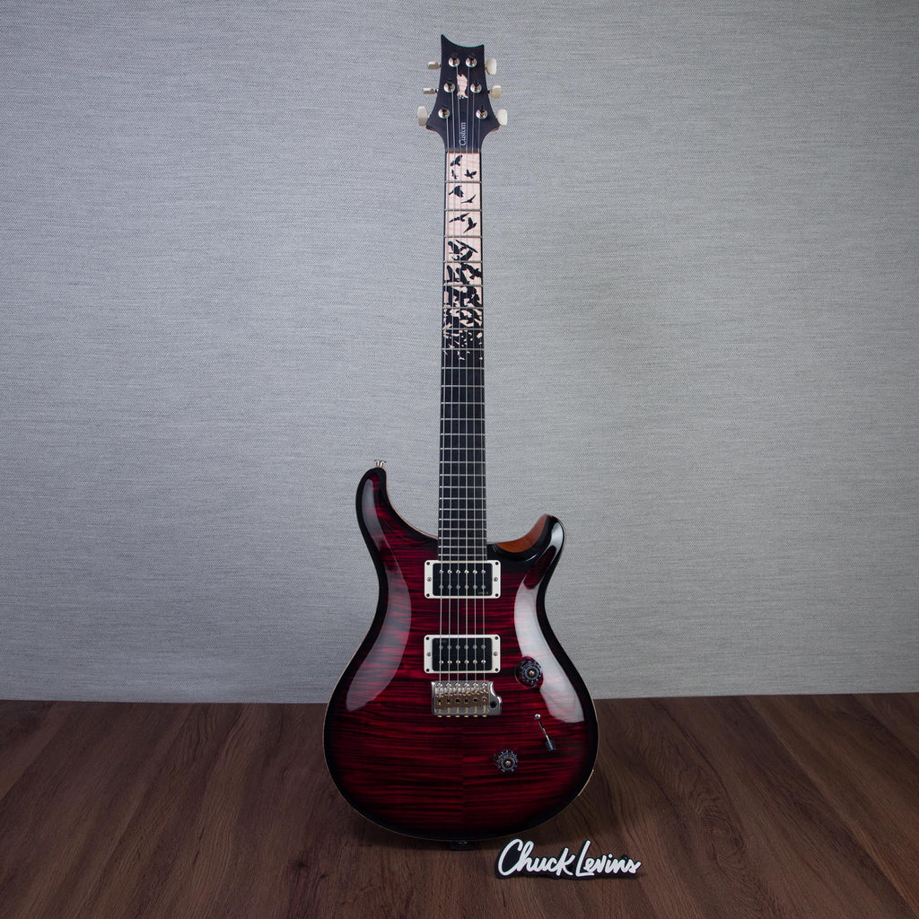 PRS Limited Edition Custom 24 "Birds of a Feather" Electric Guitar - Blood Red - #0430575 - View 2 | MusicMarket