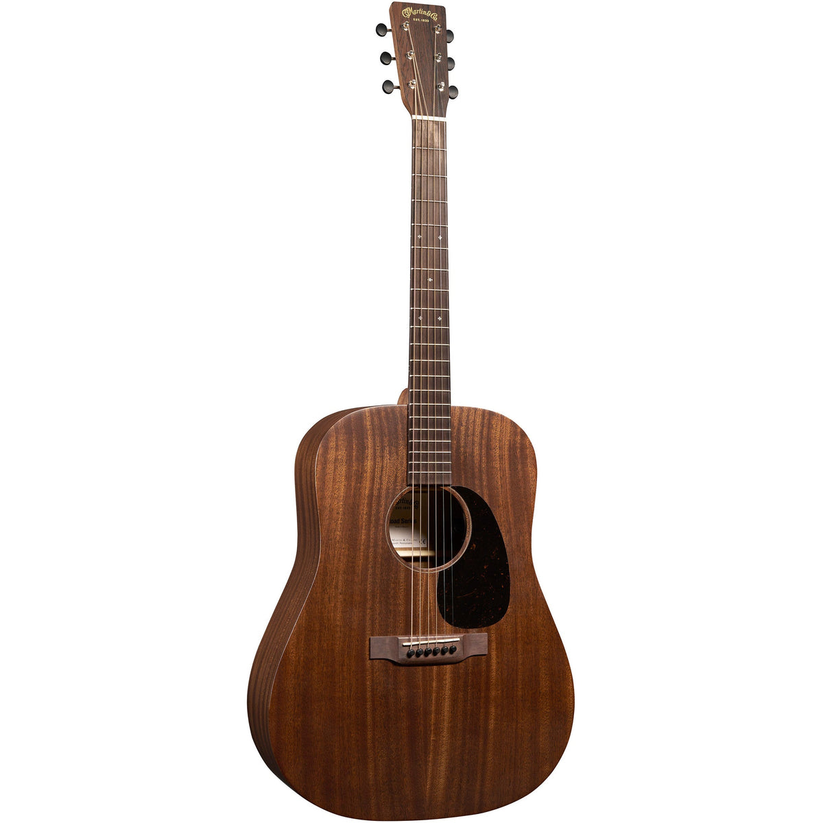 Martin D-10E Retro Sapele Acoustic Electric Guitar - Dark Mahogany - View 2 | MusicMarket