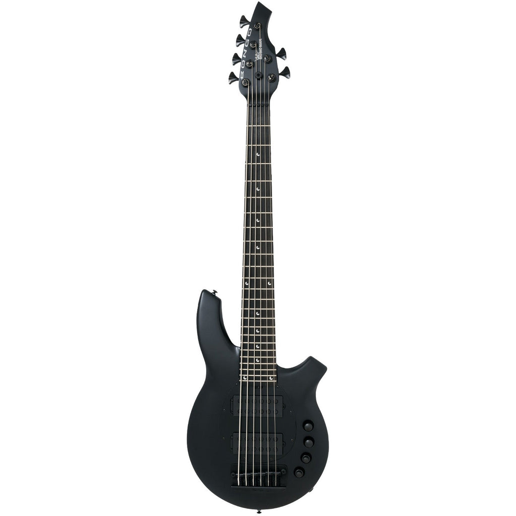 Ernie Ball Music Man Bongo 6 Bass Guitar, Stealth Black - View 2 | MusicMarket
