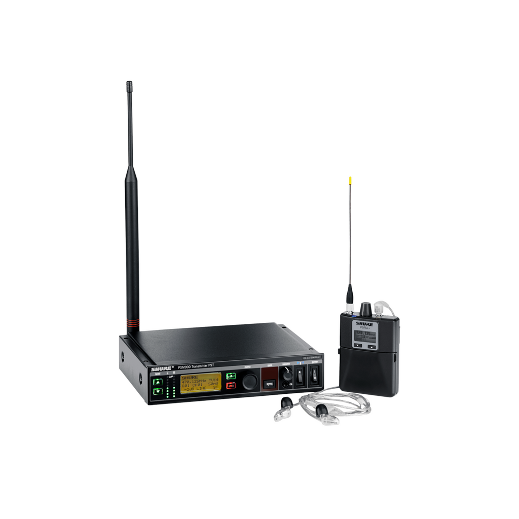 Shure PSM900 P9TRA+425CL Wireless In-Ear Monitor System - H21 Band - Mint, Open Box - MusicMarket