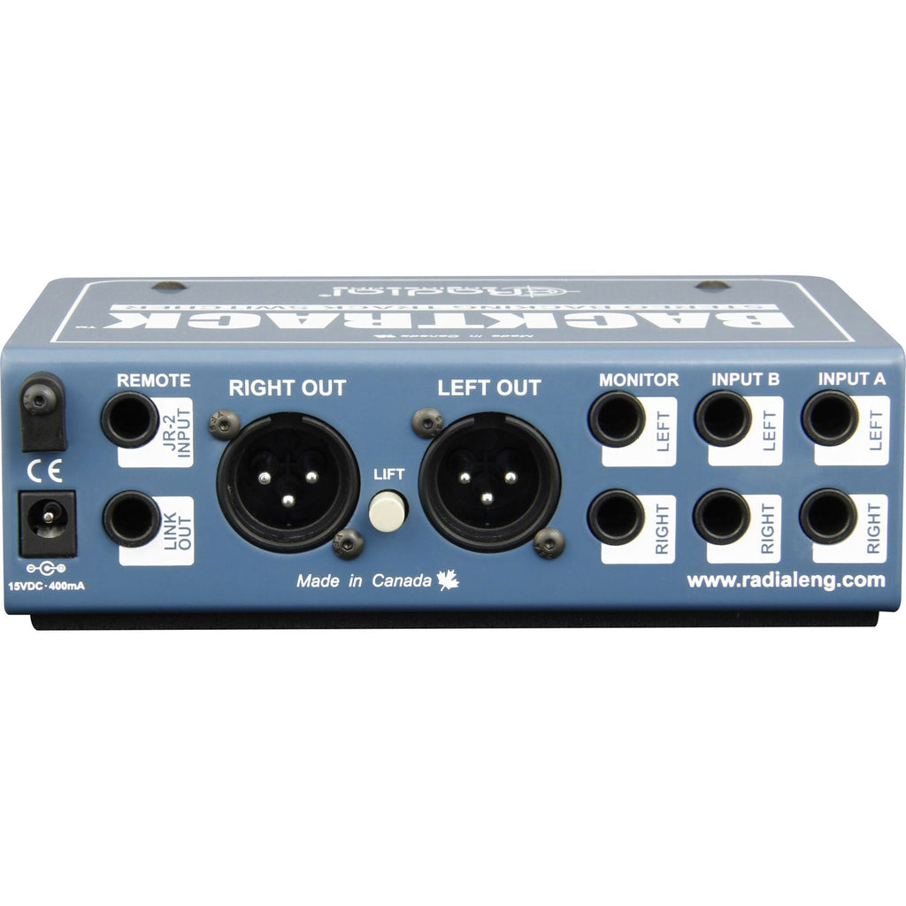 Radial Engineering Backtrack Stereo Audio Switcher - View 4 | MusicMarket