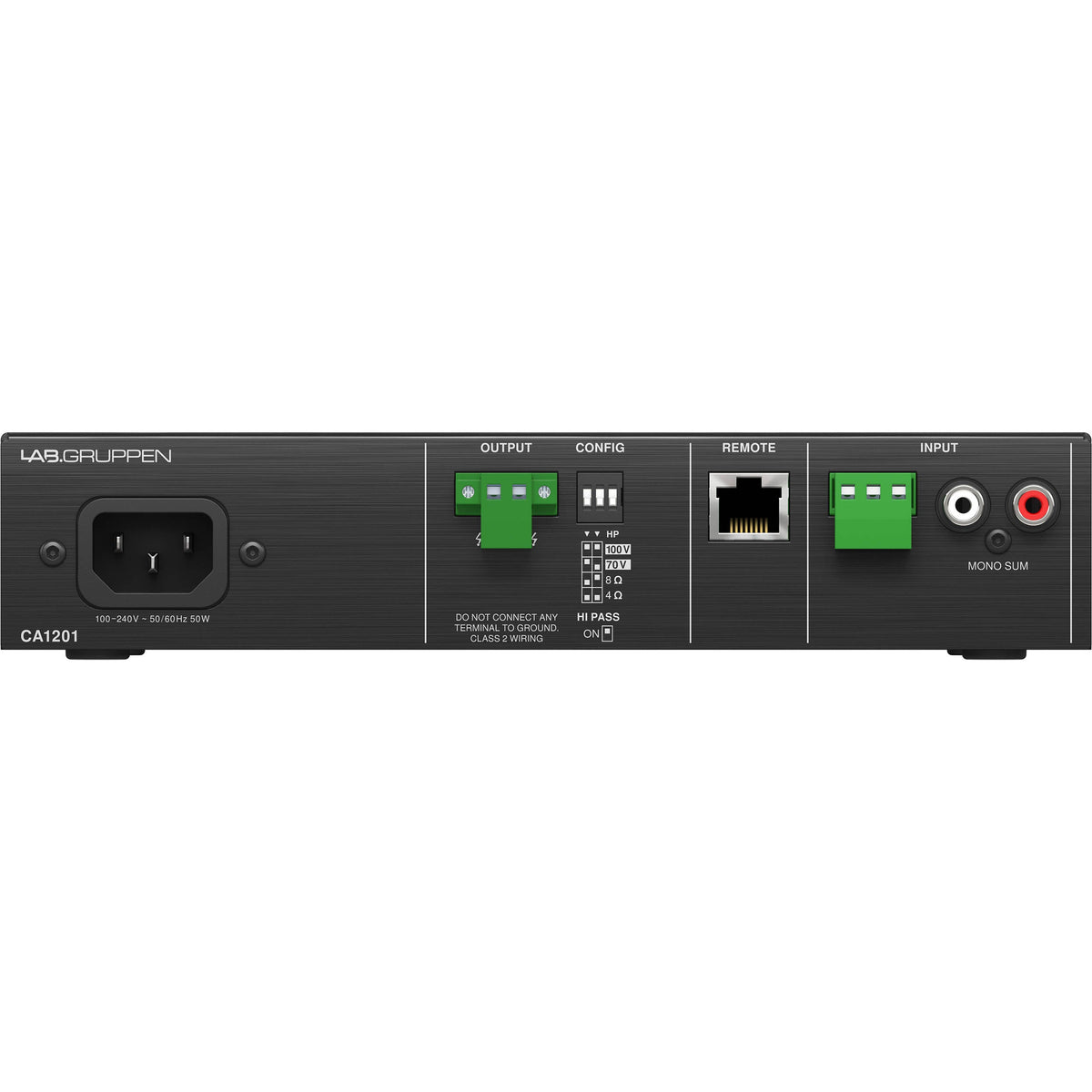 Lab Gruppen CA1201 - 120 Watt Commercial Amplifier - View 3 | MusicMarket