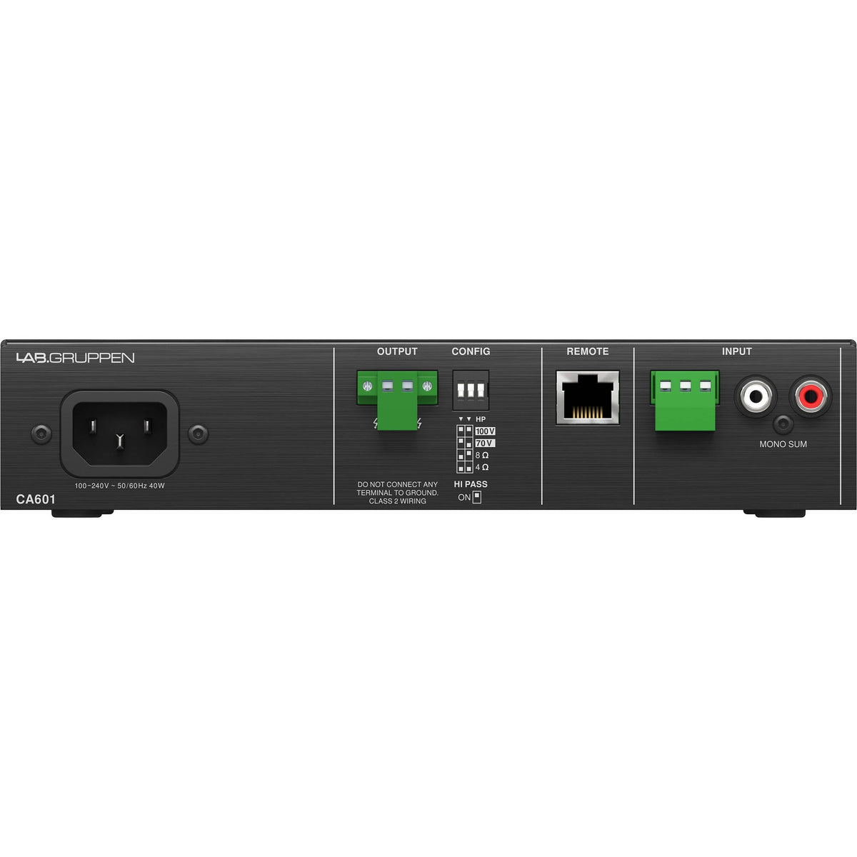 Lab Gruppen CA601 60W Commercial Amplifier - View 4 | MusicMarket