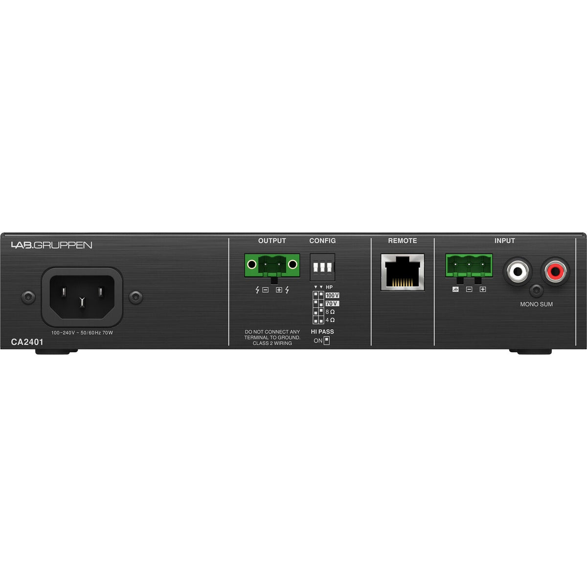 Lab Gruppen CA2401 240W Commercial Amplifier - View 4 | MusicMarket