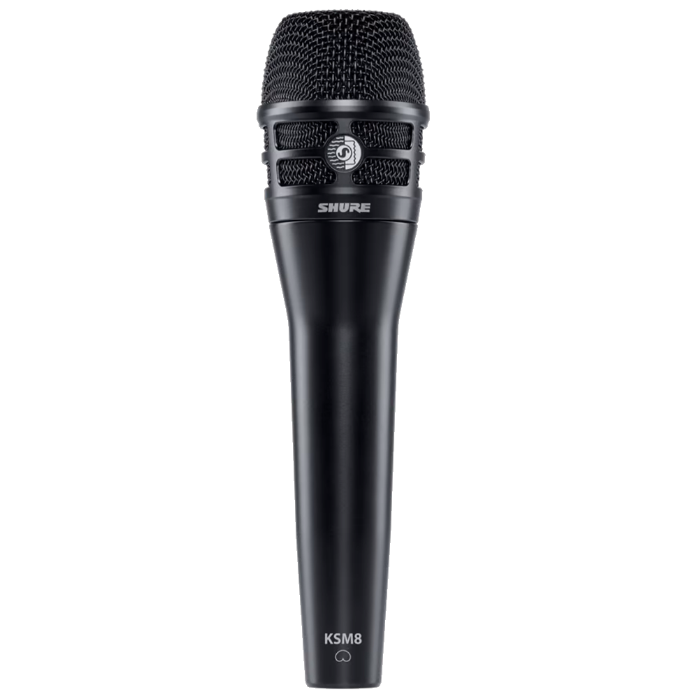 Shure KSM8/B Dualdyne Handheld Dynamic Vocal Microphone - Black - Mint, Open Box - MusicMarket