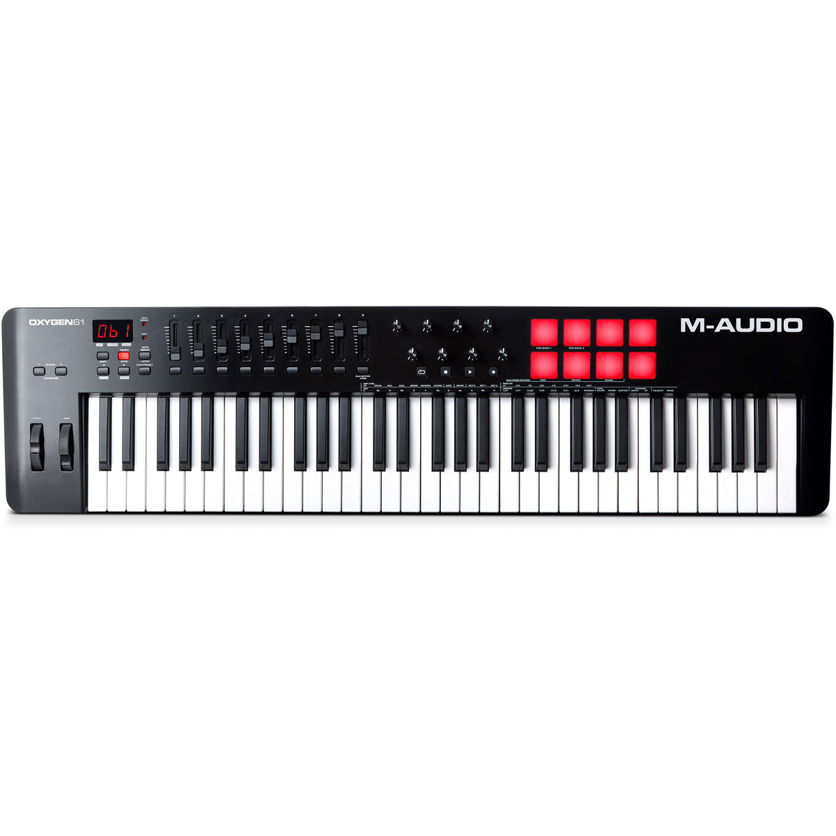 M-Audio Oxygen 61-Key USB MIDI Keyboard Controller - MusicMarket