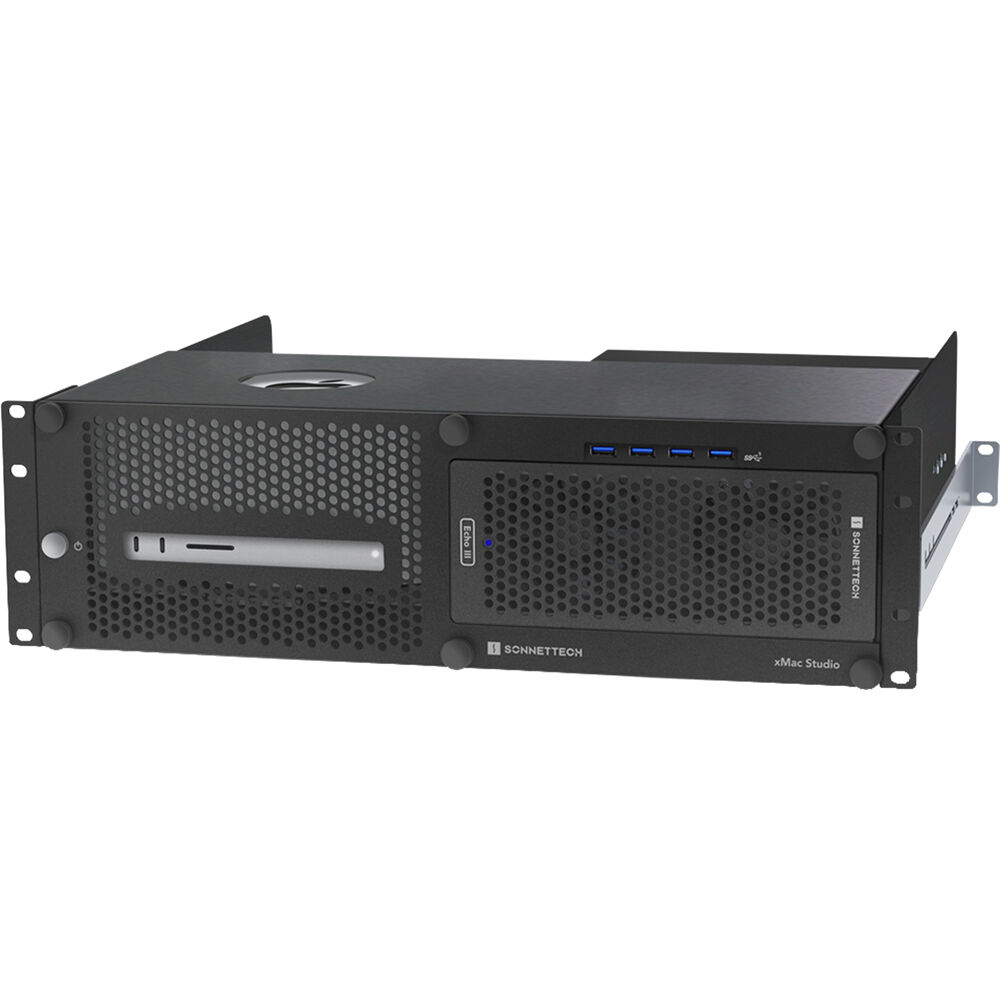 Sonnet xMac Studio Pro 3U Rackmount Enclosure with Echo III Module - MusicMarket