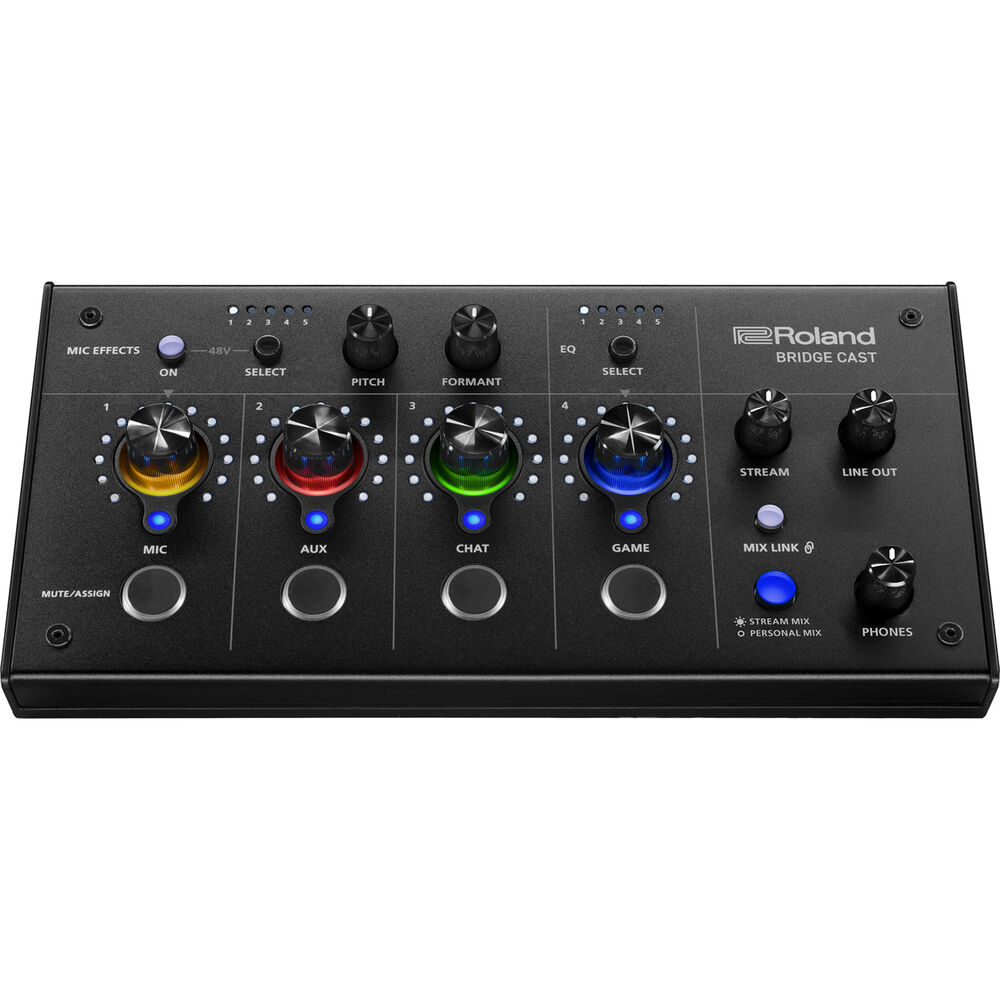 Roland BRIDGE CAST Dual-Bus Streaming/Gaming Mixer - View 2 | MusicMarket