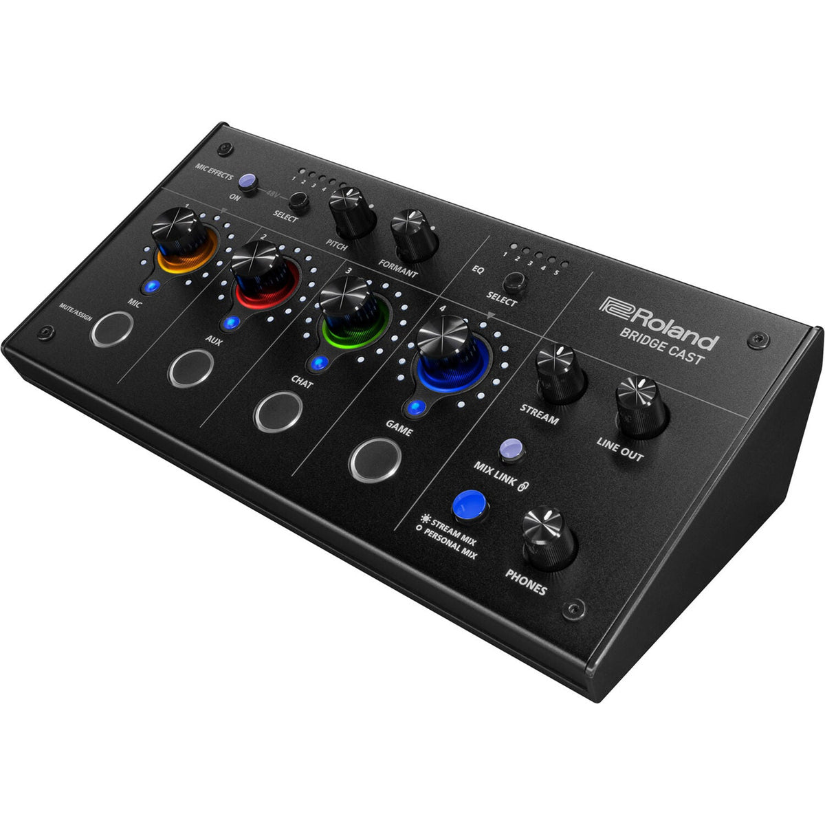 Roland BRIDGE CAST Dual-Bus Streaming/Gaming Mixer - View 3 | MusicMarket