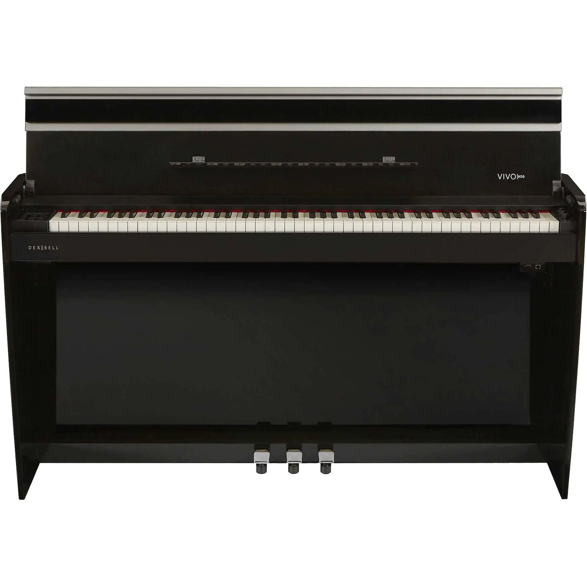 Dexibell VIVOH10BKP VIVO H10 Digital Upright Piano with Bench (Polished Black) - MusicMarket
