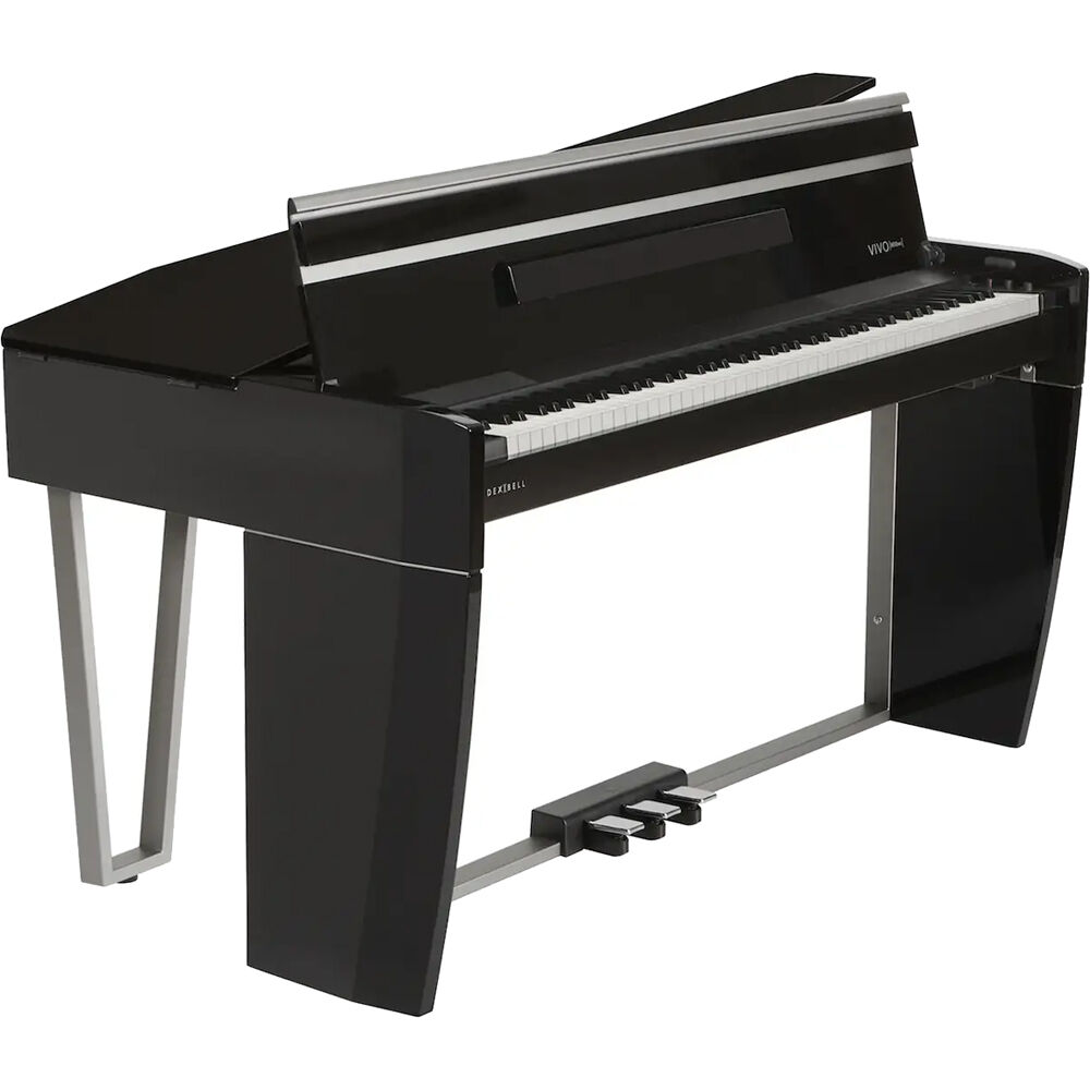 Dexibell VIVOH10MGBKP Digital Mini Grand Piano with Bench (Polished Black) - View 2 | MusicMarket