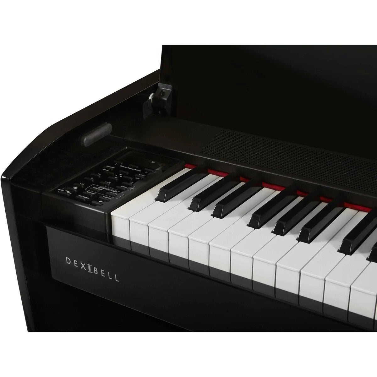 Dexibell VIVOH10BKP VIVO H10 Digital Upright Piano with Bench (Polished Black) - View 3 | MusicMarket
