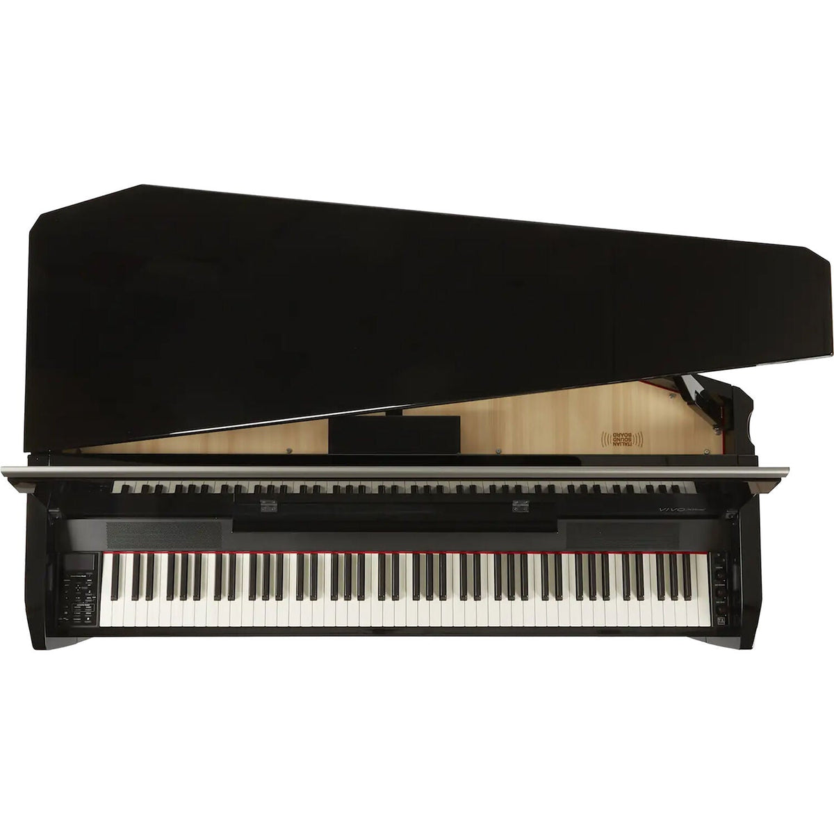 Dexibell VIVOH10MGBKP Digital Mini Grand Piano with Bench (Polished Black) - View 6 | MusicMarket