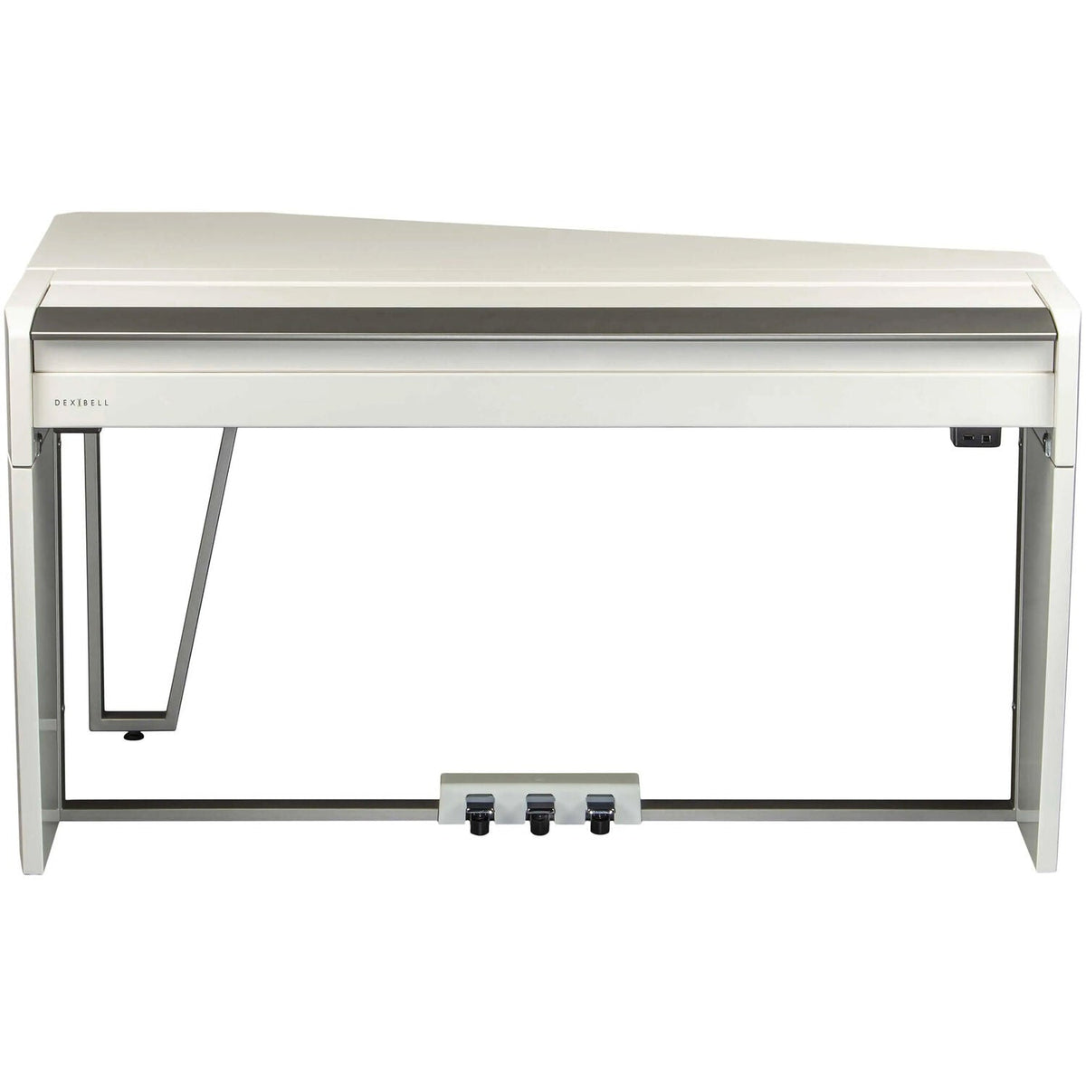 Dexibell VIVO H10MG Digital Mini Grand Piano with Bench (Polished White) - View 2 | MusicMarket