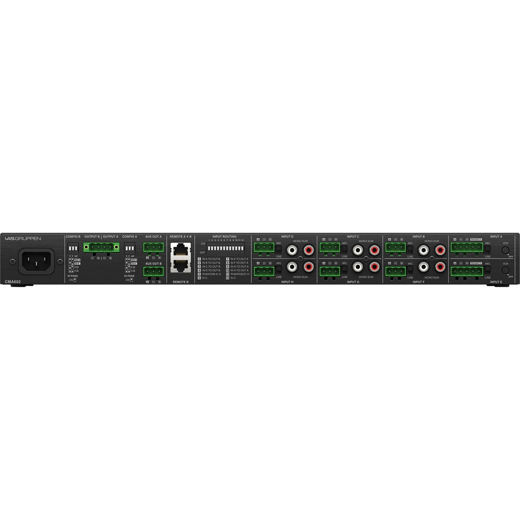 Lab Gruppen CMA602 8-Input Commercial Mixer Amplifier - View 4 | MusicMarket