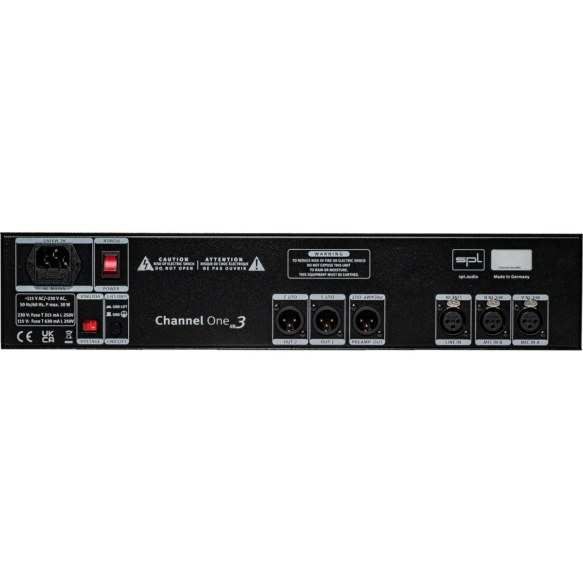SPL Studio Series Channel One Mk3 Channel Strip - View 3 | MusicMarket