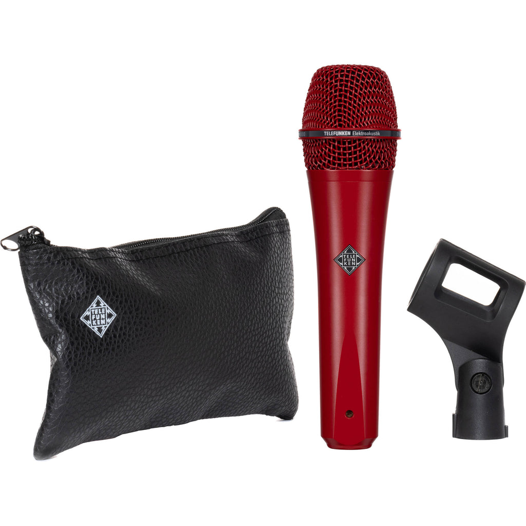 Telefunken M80 Supercardioid Dynamic Handheld Vocal Microphone, Red - View 2 | MusicMarket