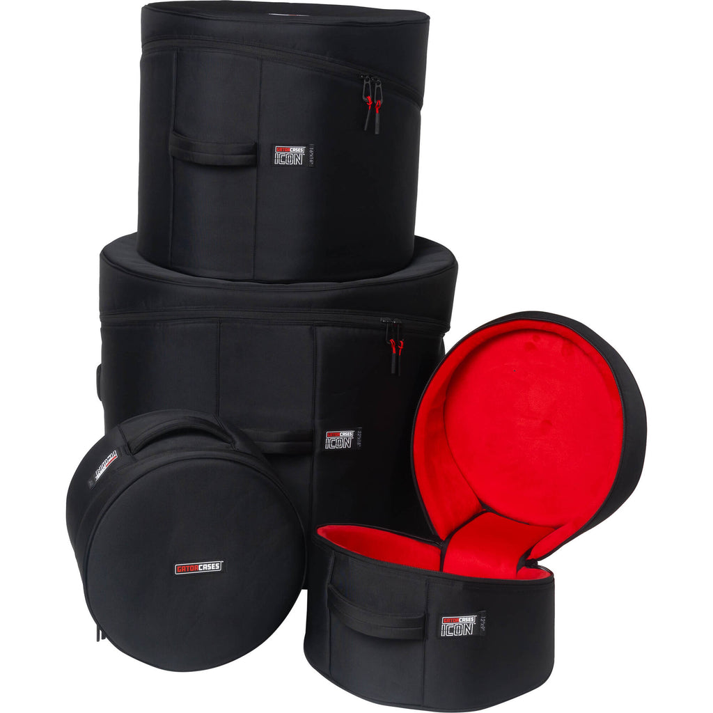 Gator ICON Series Rock Drum Set Bag 4-Pack - View 2 | MusicMarket
