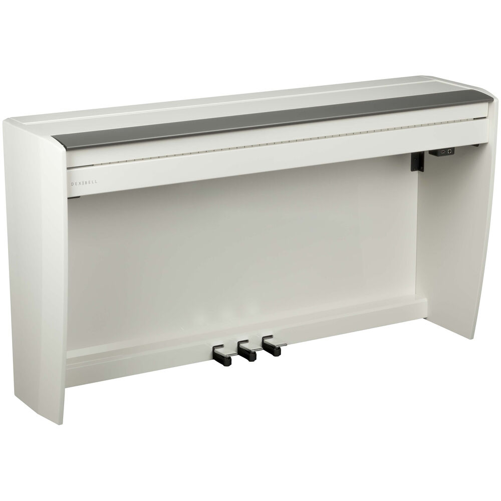 Dexibell VIVO H10 Digital Upright Piano with Bench (Polished White) - View 6 | MusicMarket