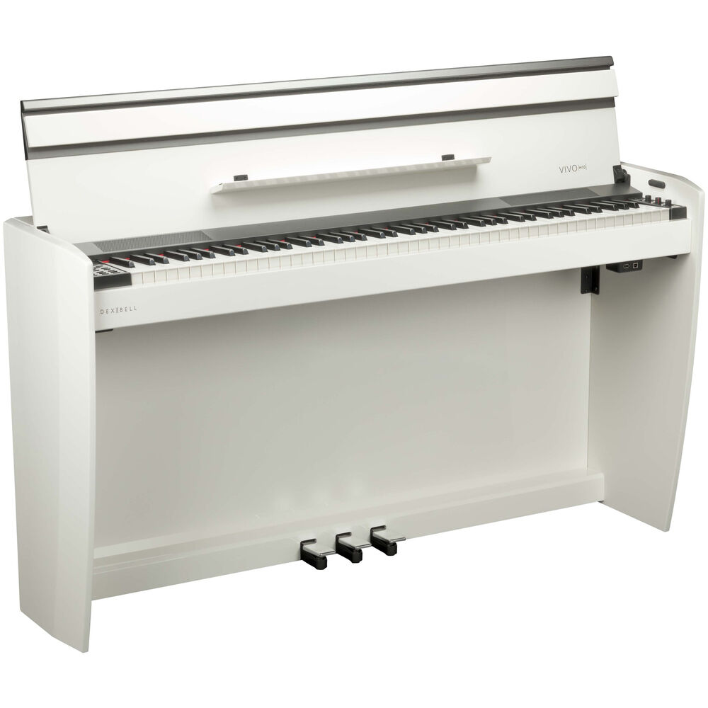 Dexibell VIVO H10 Digital Upright Piano with Bench (Matte White) - View 2 | MusicMarket