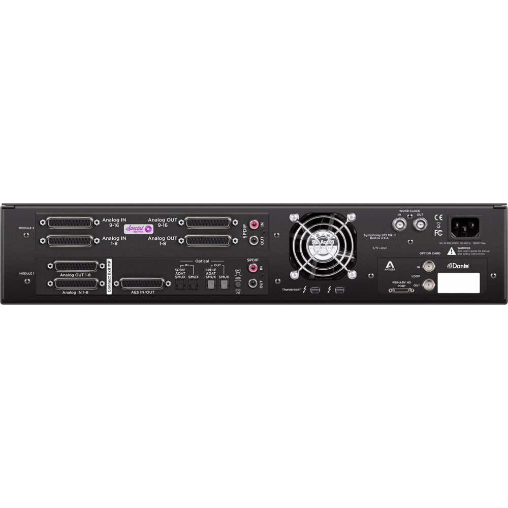 Apogee Symphony I/o Mkii Thunderbolt Chassis With 16 Analog I/o + 8 Mic Pres - View 2 | MusicMarket