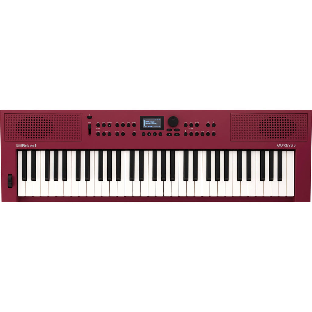 Roland GO:KEYS 3 Keyboard - Dark Red - MusicMarket