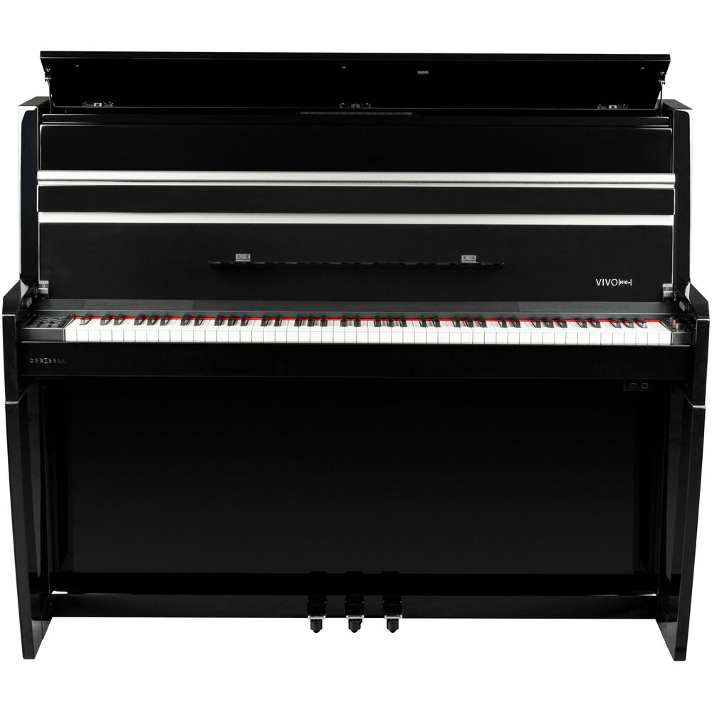Dexibell VIVO H10V Digital Grand Upright Piano with Bench (Polished Black) - MusicMarket