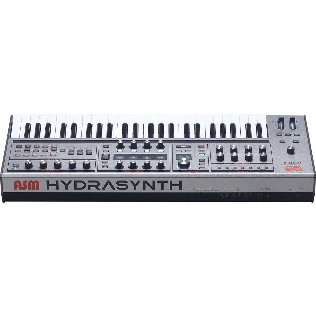 ASM Hydrasynth Keyboard 8-Voice Digital Wave-Morphing Synthesizer - Limited-Edition Silver - View 5 | MusicMarket