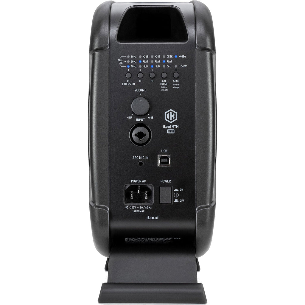 IK Multimedia iLoud MTM MKII High Resolution Compact Studio Monitor -Black, Pair - View 6 | MusicMarket