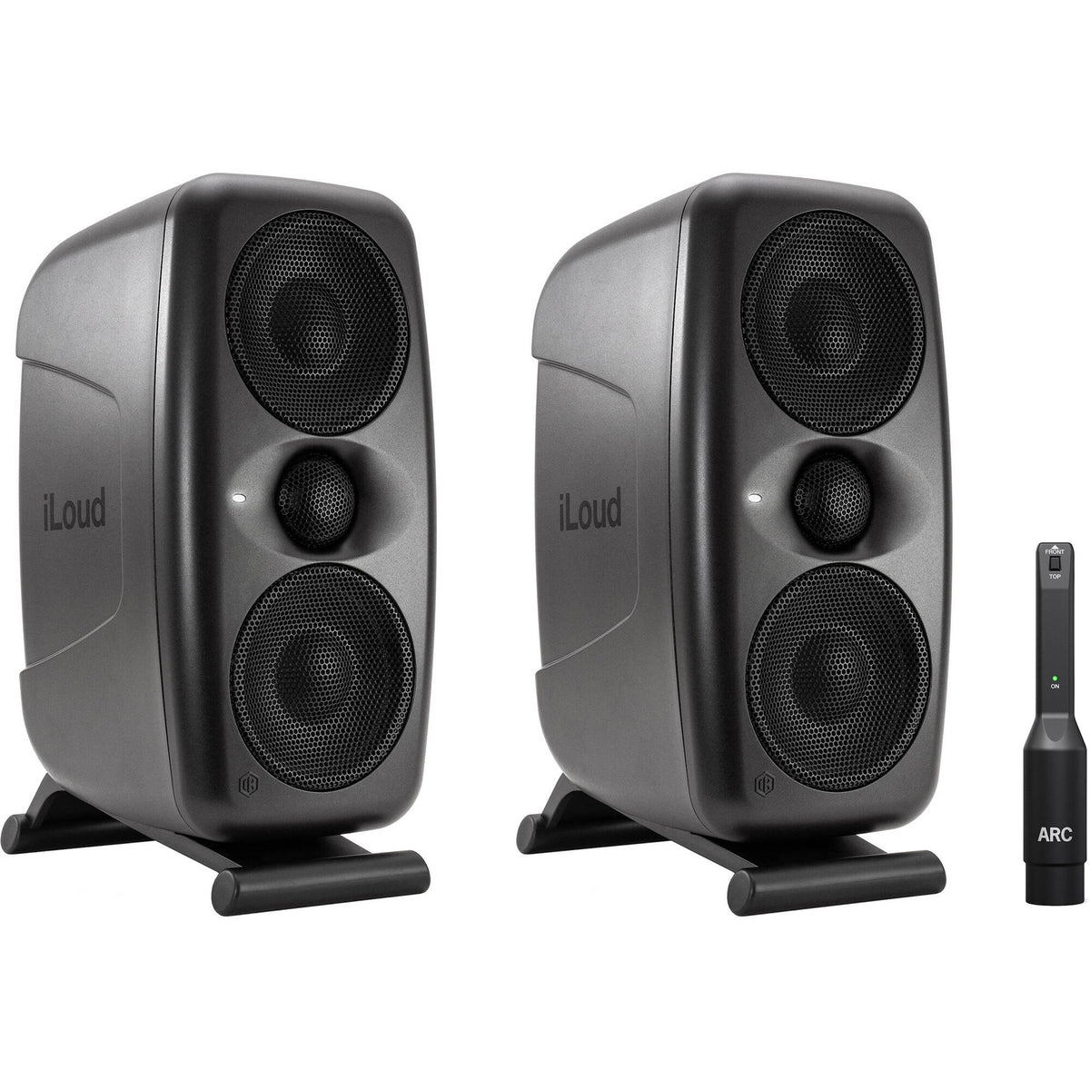 IK Multimedia iLoud MTM MKII High Resolution Compact Studio Monitor -Black, Pair - MusicMarket