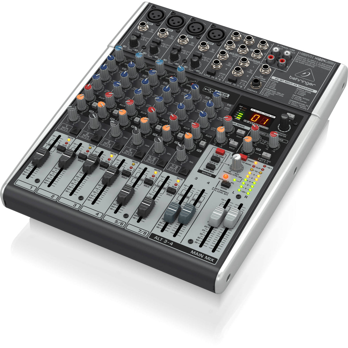 Behringer Xenyx 1204USB Mixer with USB - View 3 | MusicMarket