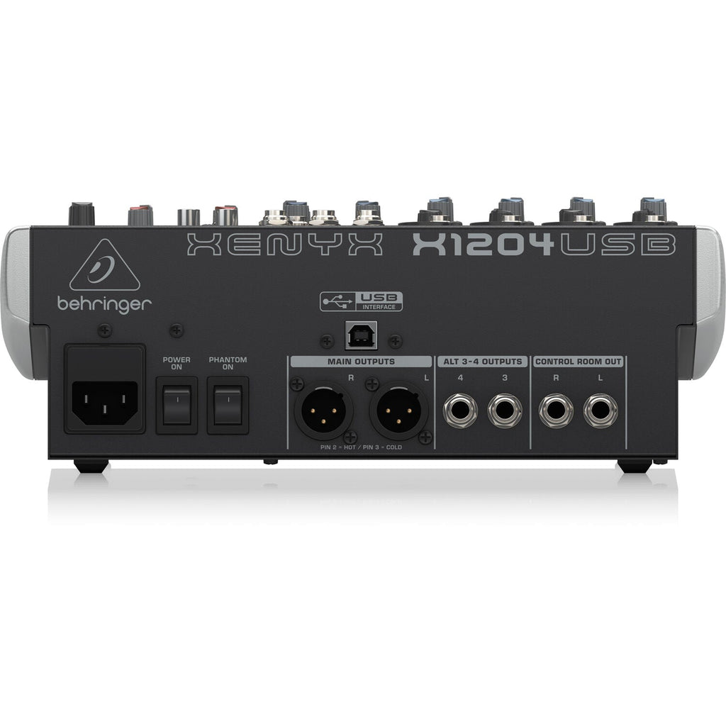 Behringer Xenyx 1204USB Mixer with USB - View 4 | MusicMarket