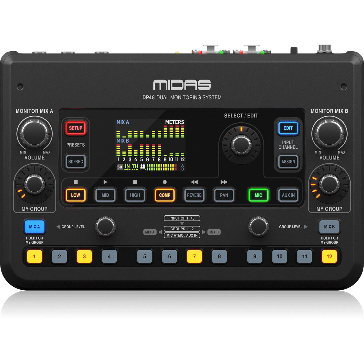 Midas DP48 48-channel Personal Mixer - MusicMarket