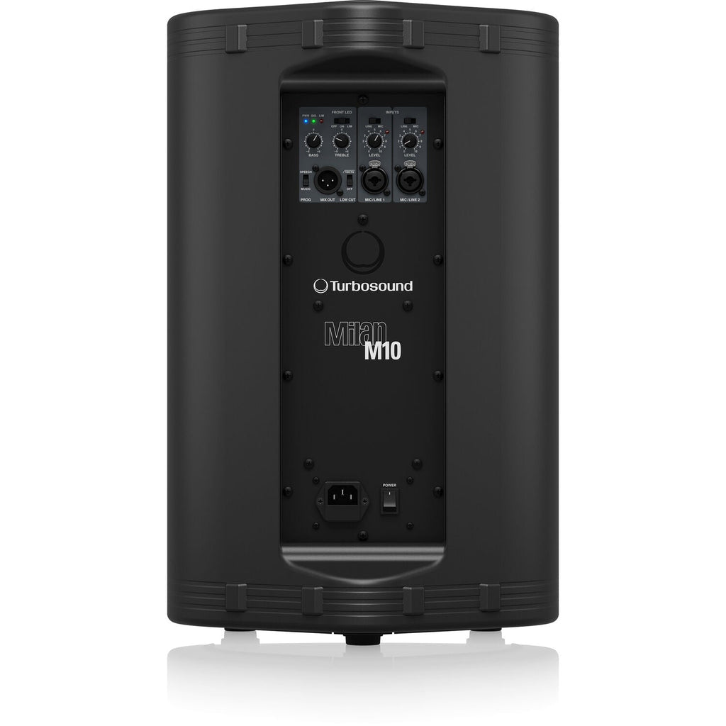 Turbosound M10 Powered 600W 10" Loudspeaker with Klark Teknik DSP - View 4 | MusicMarket
