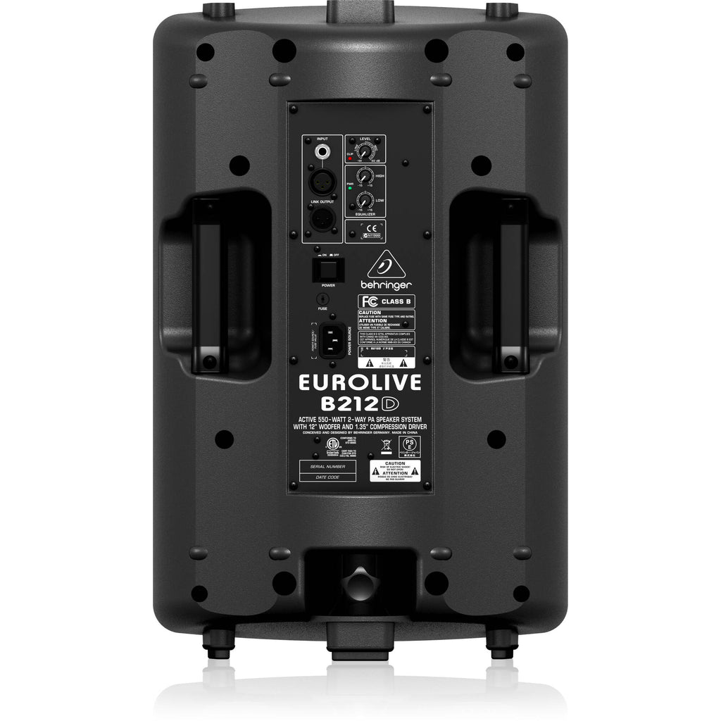Behringer B212D Active 550W 2-Way Speaker System - View 3 | MusicMarket