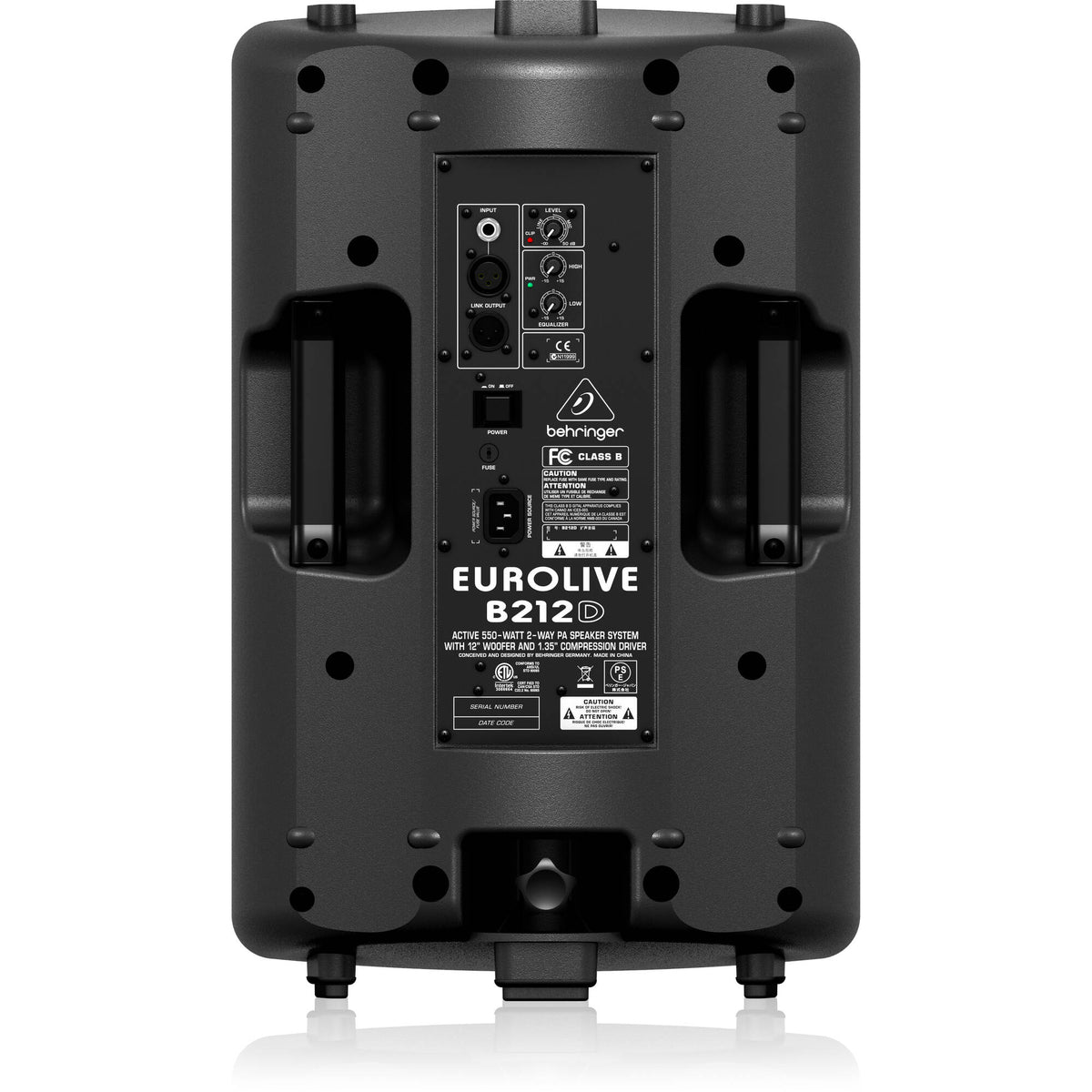 Behringer B212D Active 550W 2-Way Speaker System - View 3 | MusicMarket