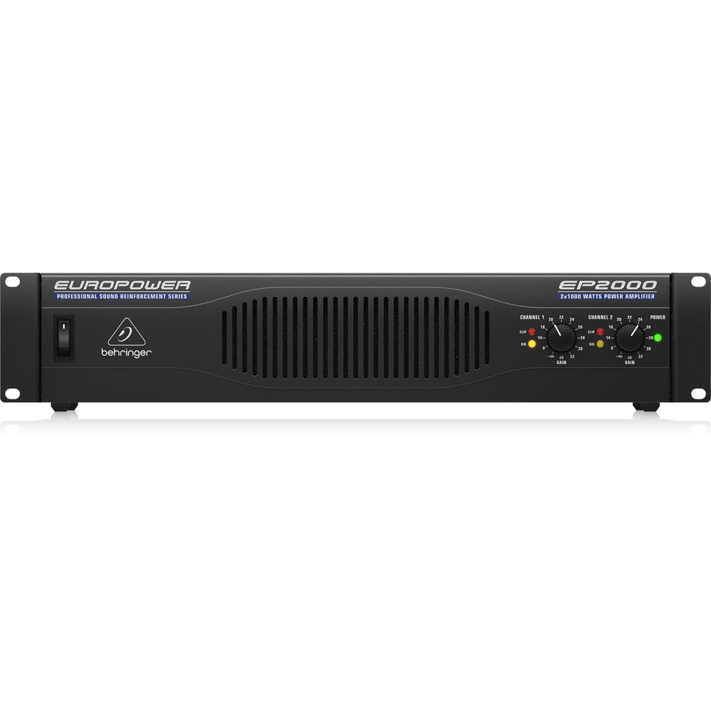 Behringer Europower EP2000 2000W Stereo Power Amplifier with ATR Technology - MusicMarket