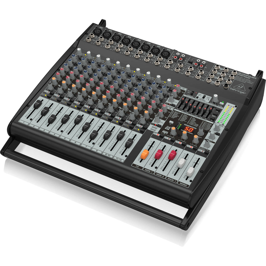 Behringer Europower PMP4000 16-channel 1600W Powered Mixer - View 3 | MusicMarket