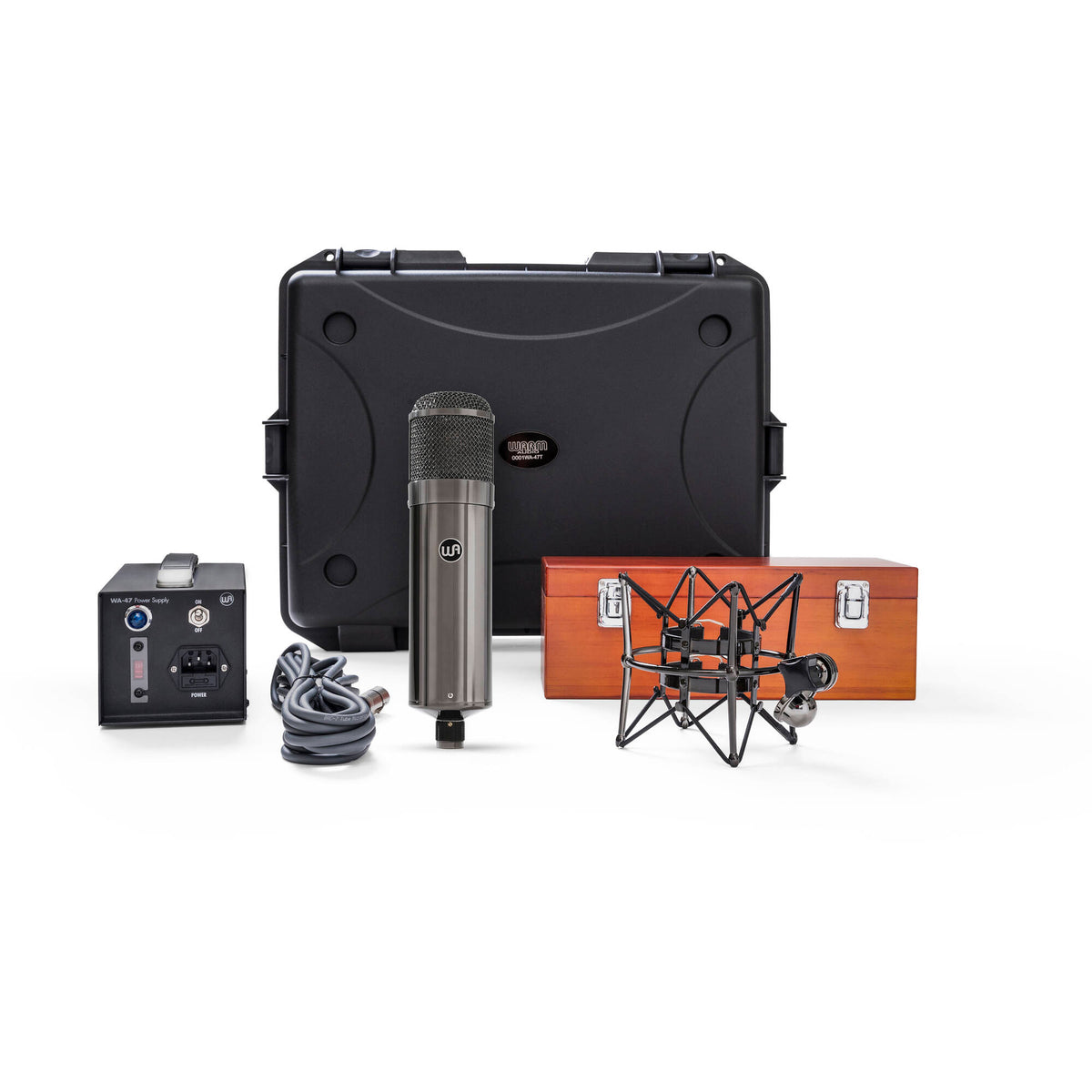 Warm Audio WA-47 Large-Diaphragm Tube Condenser Mic - Limited Edition Titanium - View 3 | MusicMarket